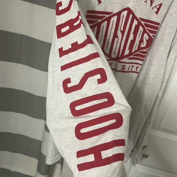 Indiana Hoosiers University Gray Long Sleeve Shirt - Picture 3 of 4